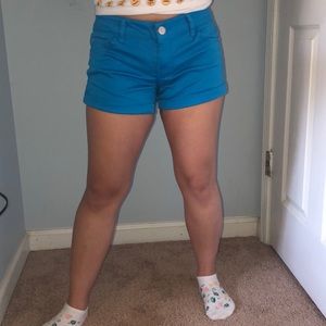 Blue shorts